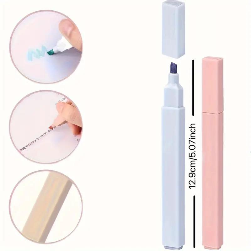 6pcs/set Pastel Color Marker Pen Kawaii Stationery Colored Marker School Supplies