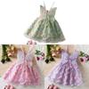 Butterfly Princess Dress For Girls With Cotton Blend Fabric Summer Child Gown
