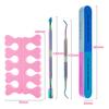 Maniküre Set Nail Art Peeling Werkzeuge Schere Zange Peeling Schieber Tote Haut Nagelhautschieber Zange Löffel Entferner Knipser Schneider