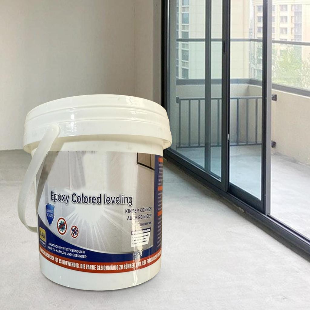 Epoxy Coloured Sand Floor Paint Self Leveling High Gloss Marble Effect Water Based Non-slip Epoxy Floor Paint for Refinishing