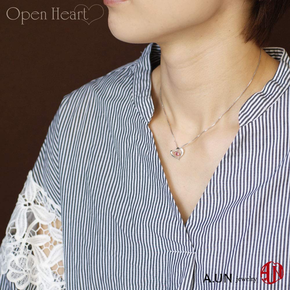 Identificat Safir Roz Colier Piatră Naștere Septembrie Prezent Marca populară Pandantiv fără nichel Zi de naștere Femei [Bijuterii A.UN] Femei