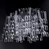 KADS 150 Tips Fan-shaped Color Chart Nail Art Display Black False Acrylic Fake Tips For Gel Polish