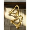 1 Pair Exaggerated Asymmetrical Hollow Out Earrings For Women