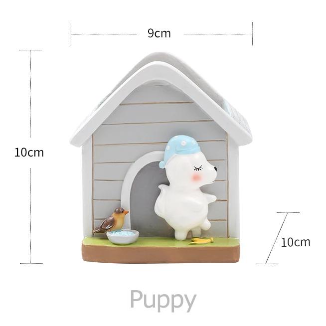 

Charming Animal House Design Resin Planters, Desk Succulent Plant Pots Ideal for Indoor Gardening & Gifts