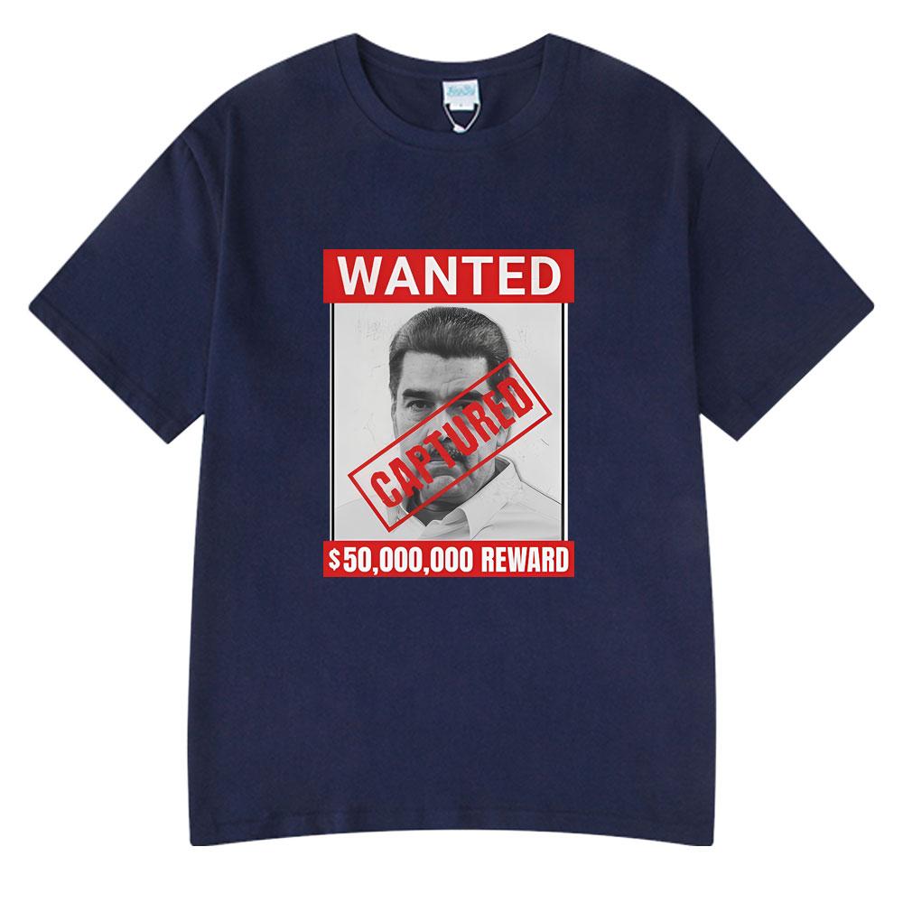 Fashion Nicolas Maduro Funny Graphic Tshirts Unisexs Clothing Hip Hop Short Sleeves Cotton Casual T Shirt Tops Summer Streetwear