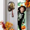 Zombie Head Halloween Decoration Resin Scary Severed Blood Head with Movable Tongue for Halloween Party Indoor Outdoor Bar Haunted House Decor