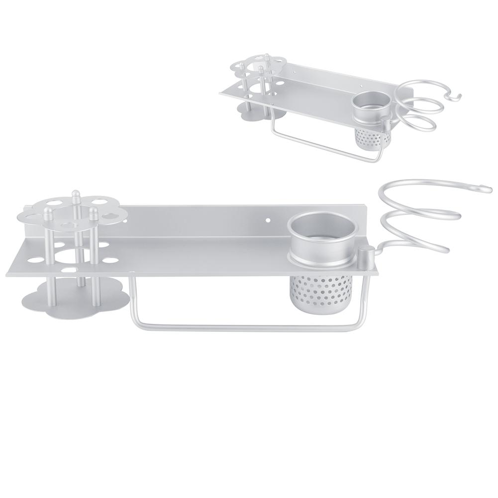 Weltraum-Aluminium Wandmontiertes Badezimmer-Aufbewahrungsregal Handtuchhalter Taschentuchbox Set Zubehör