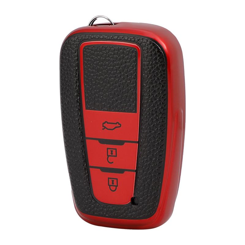 Auto Leather TPU Car Key Cover Case for Toyota Prius Camry Corolla C-HR CHR RAV4 Prado 2018 Keychain Accessories