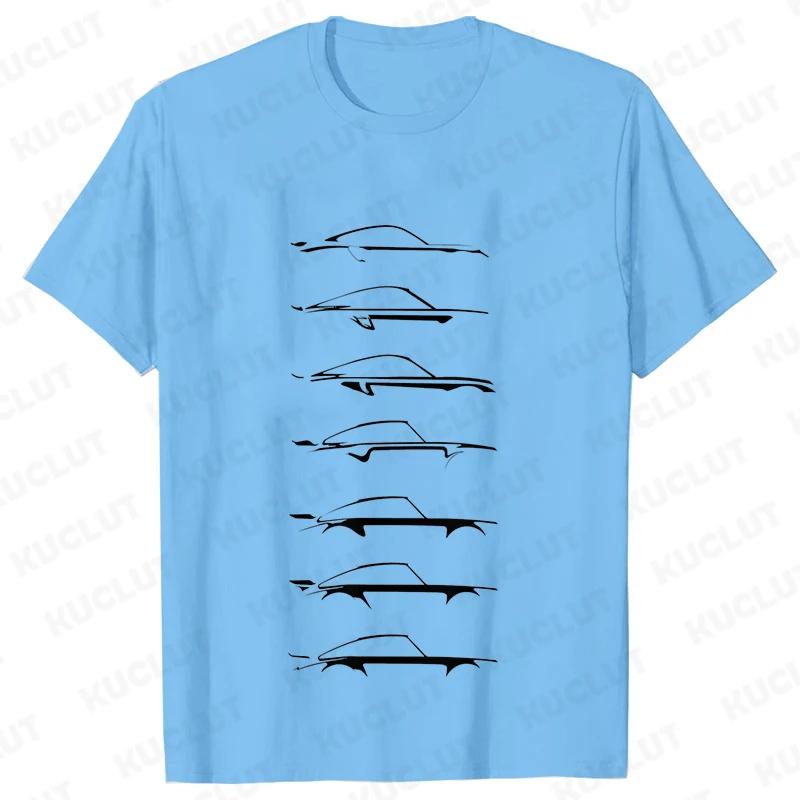 Men's T-shirt Auto Racing Car Design Tshirt Summer Classic Casual Fashion Sports Fitness O Neck Short Sleeve Comfortable Tees