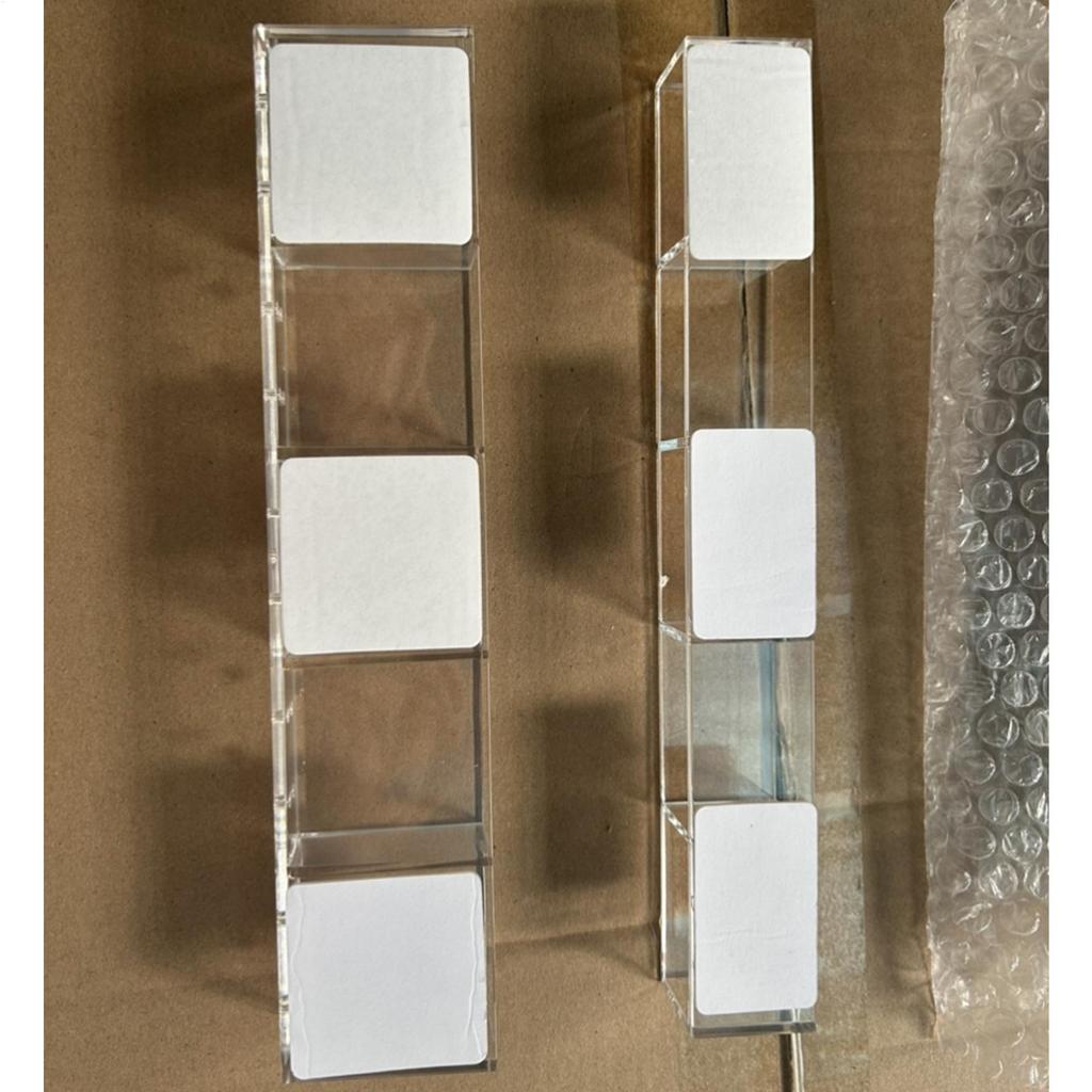 Straw Holder For Cabinet Door Acrylic Adhesive Drinking Straws Dispenser Reusable Kitchen Storage Counter Organization For Cafe