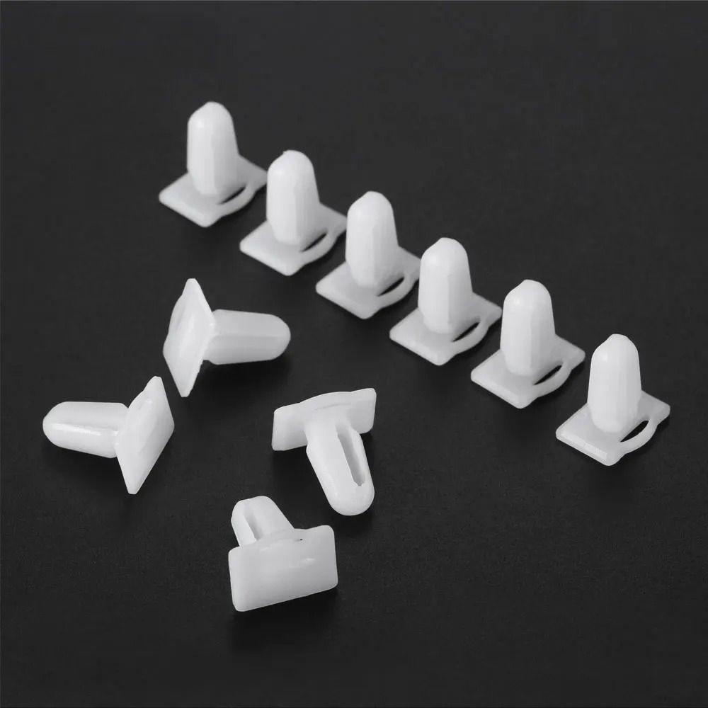 10Pcs Fixed Door Sill Strip Clips Plastic Car Door Sill Trim Strip Clips  Auto Accessories