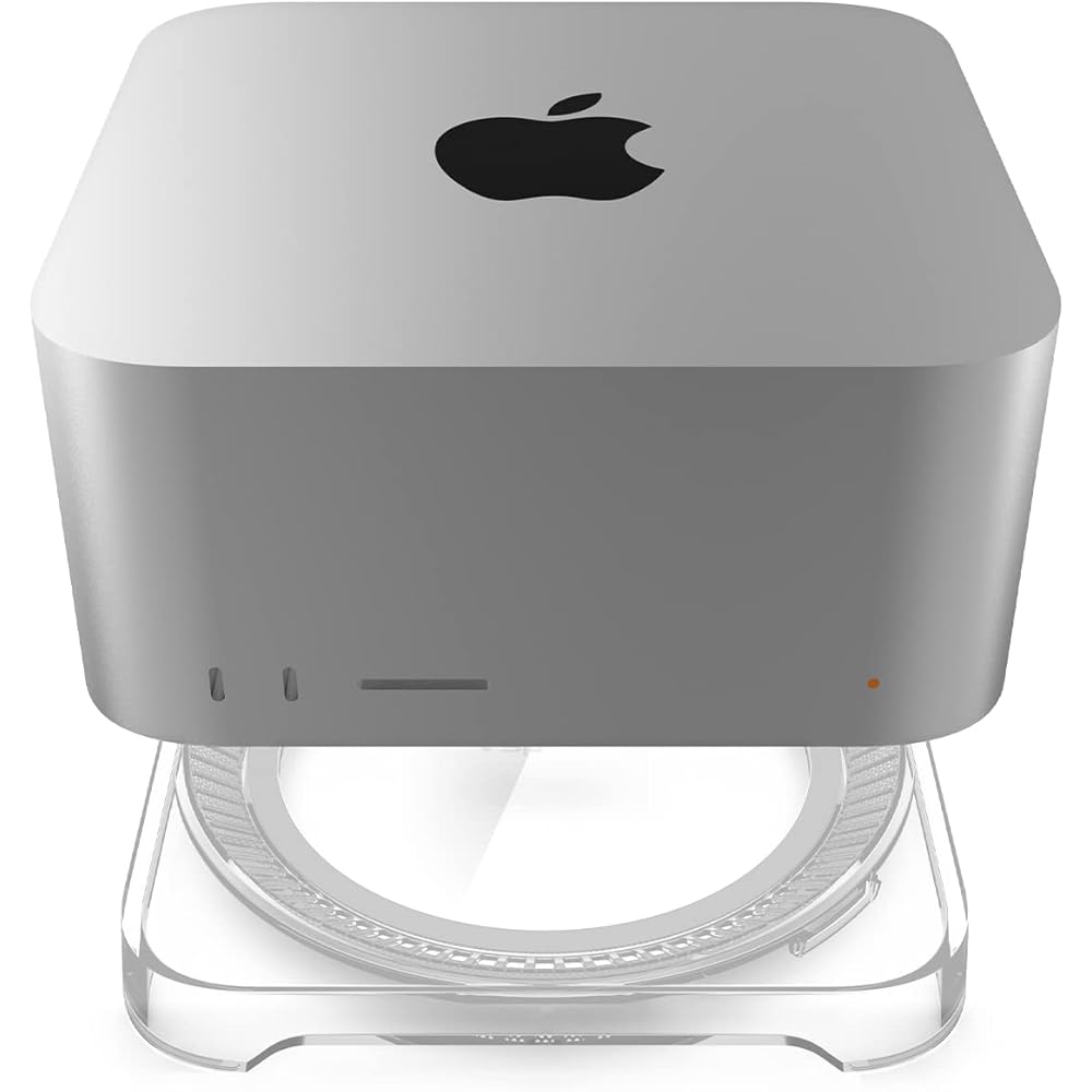 

Spigen Mac Studio (2025/2022) Настільне кріплення-підставка з вбудованим повітряним фільтром, LD202 (Кристально чистий)