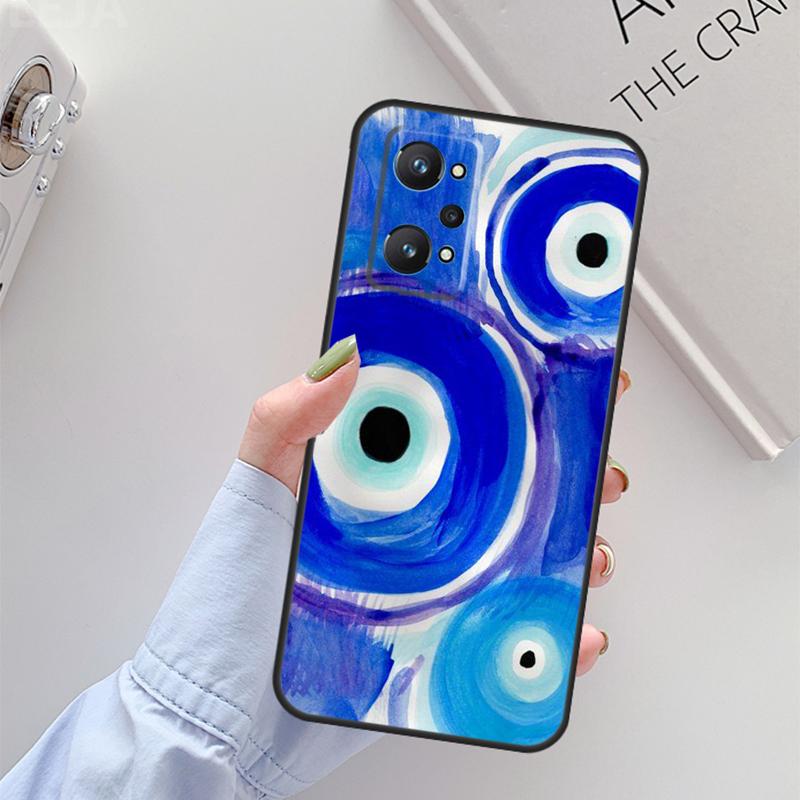 

Nazar Boncuğu Evil Eye For Realme C67 C61 C75 C55 C53 C51 C21Y C25S GT 6 6T 5 GT7 Pro 10 11 12 13 14 Pro Plus Case Realme C67 4G
