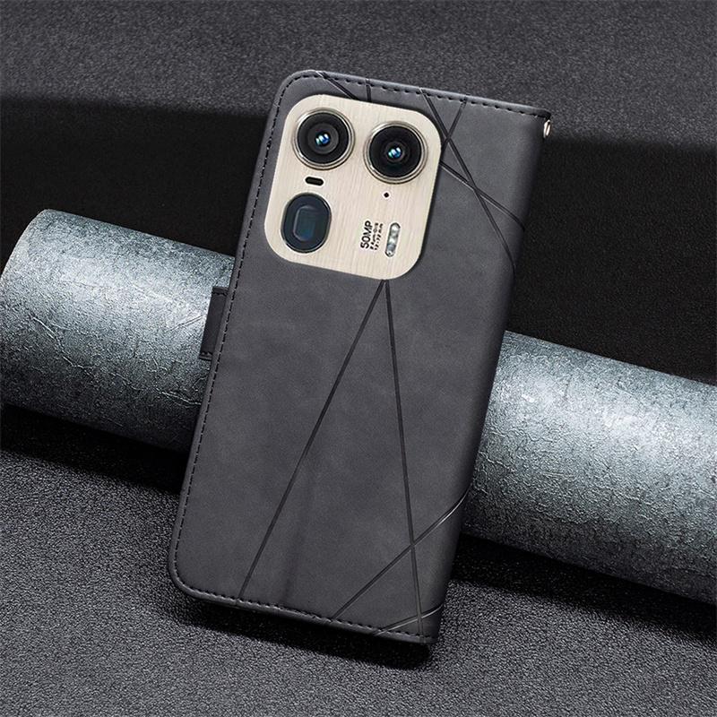 Mi11Lite Geometric Phone Protect Case on For Xiaomi 11 Lite 5G NE Leather Wallet Case for Xiaomi Mi 11 Lite Magnetic Cover Funda