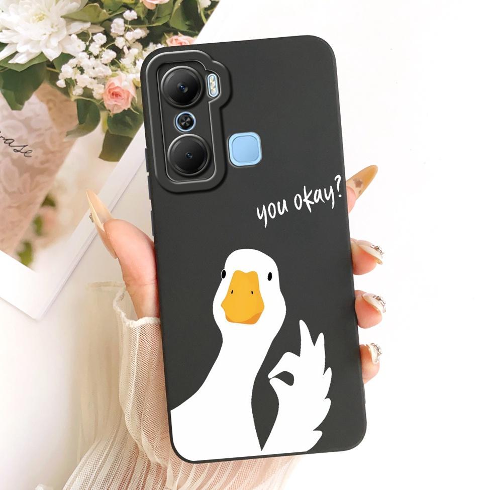 For Infinix X668C Phone Case For Infinix Hot 12 Pro Cover Silicone Cute Cat Fashion Funny Painted Casing For Inifnix Hot 12 Pro