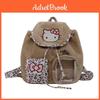 Cute Cartoon Cat Backpack Pu Material With Splicing Design For Daily Use