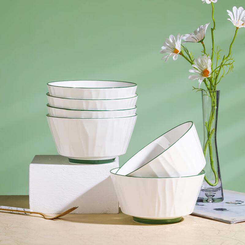 Haoya Jingdezhen Underglaze Ceramic Noodle Bowl Set