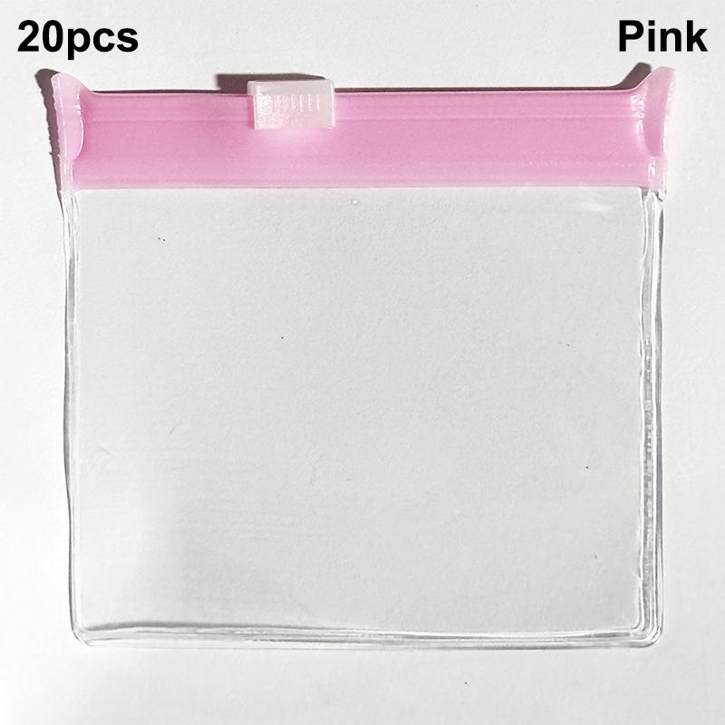 20Pcs Eva Pill Pouch Bags Reusable Zippered Pill Pouch Set Medicine Organizer Self Sealing Translucent Medicine Bags Trave