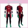 Robin Jumpsuit Superhero With Eye Patch Cloak For Halloween Cosplay And Party