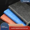 High Quality Custom A5 Spiral Notebook PU Leather Journal Gift Paper Saddle Stitching Custom Colors