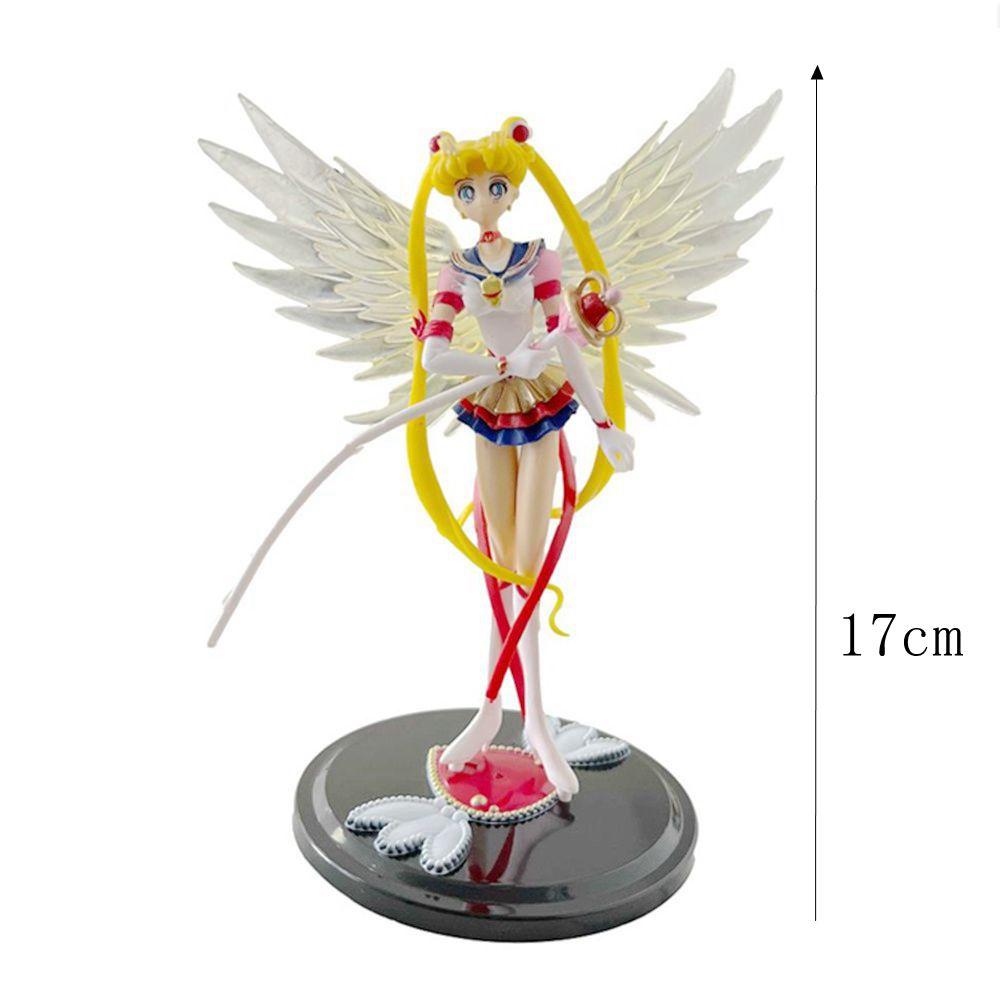 1 Pc Anime Sailor Moon Action Figures Standing Posture PVC Model Warrior Of Love And Justice Crystal Power Kid Gift Toy