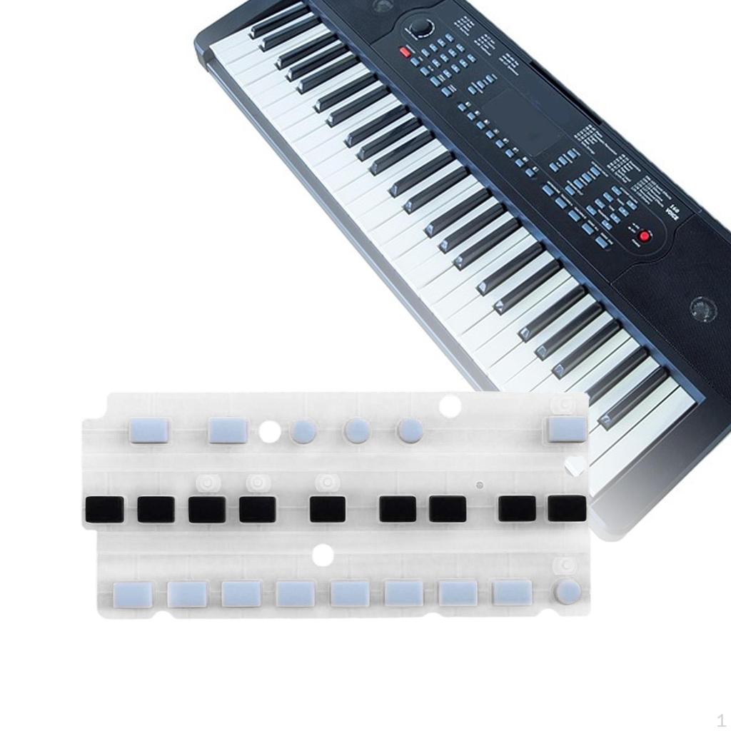 Electronic Keyboard Keys, Conductive Rubber Keypad, for Practice