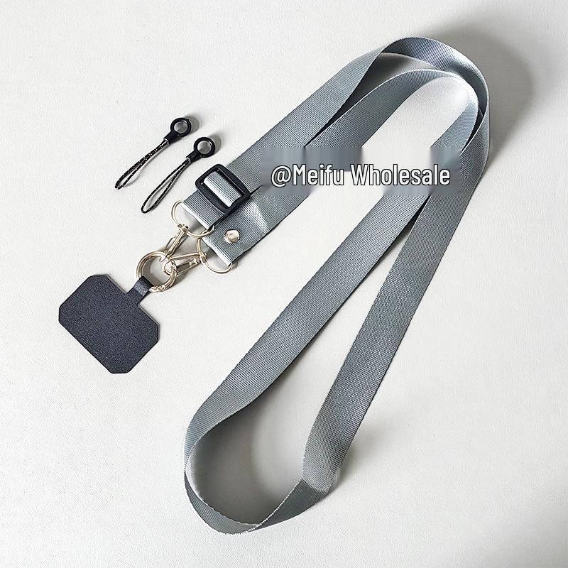 Adjustable Crossbody Mobile Phone Lanyard: Sturdy, Durable, Wear Around Neck or Shoulder with Wide Retractable Strap