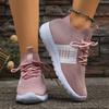 Fashion Comfortable Soft Sole Sock Sneakers Women Slip On Breathable Knitted Sneaker Shoes Woman 2025 Plus Size Non Slip Sports Shoes 43