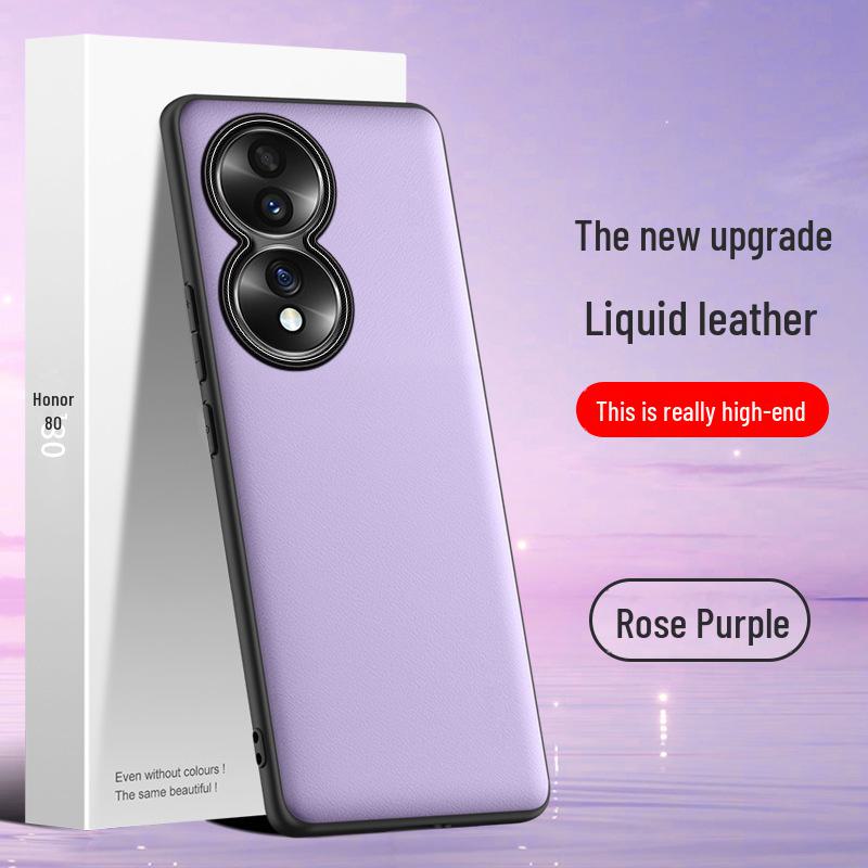 

Чехол Honor 80 Liquid Leather — защитный чехол от падений и загрязнений Honor 80
