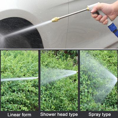 Water Hose Nozzle High Pressure Adjustable Spray Mode Quick Connector Leakproof Universal Versatile Rotatable Sprayer Household Car Wash Tool