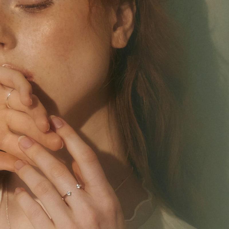 BSWAN Star Ring Silver_Gold Ring