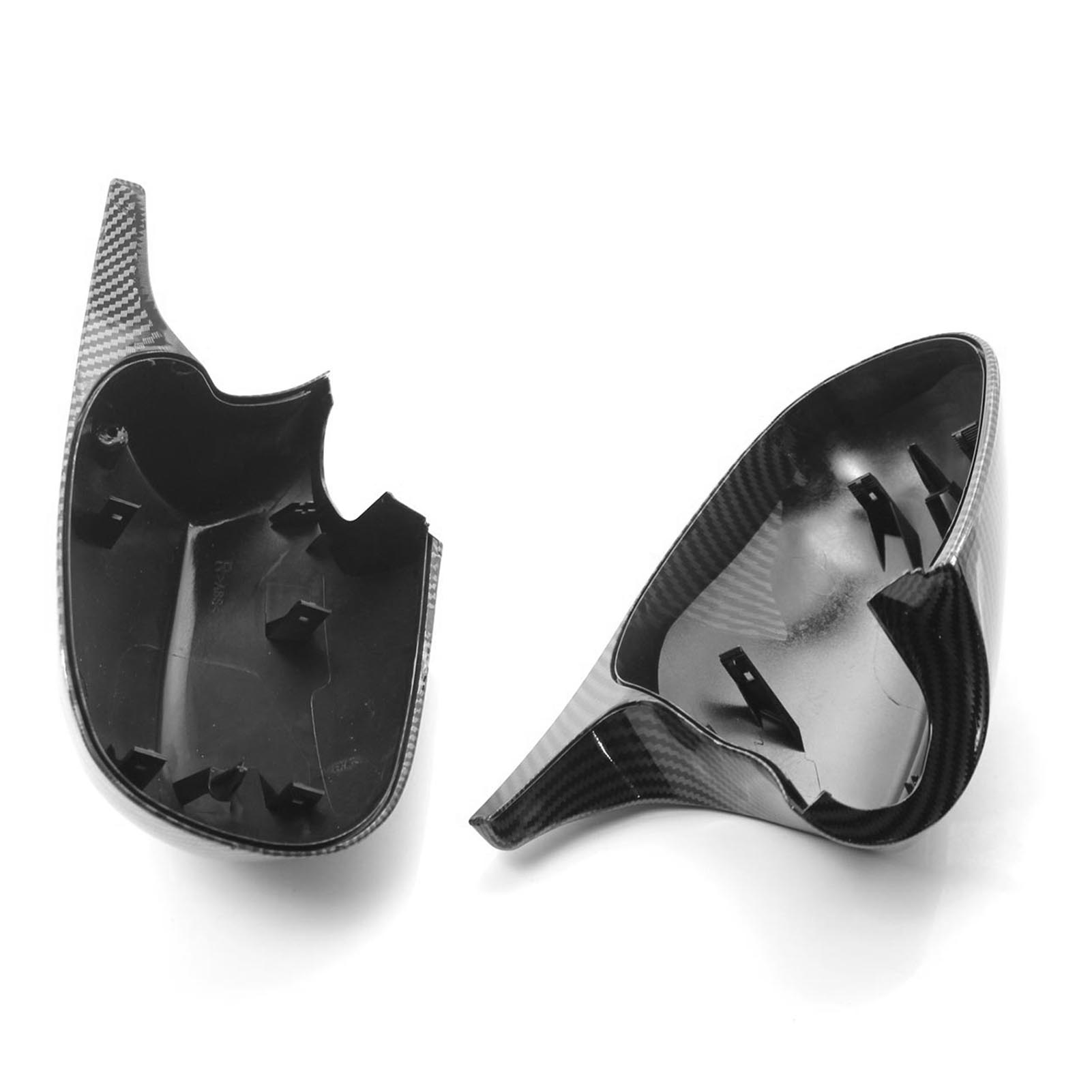 

Door Rearview Mirror Cover Cap 2pcs Replacement for BMW 3 Series E90 2009 2012 OEM 51167205291 51167205292