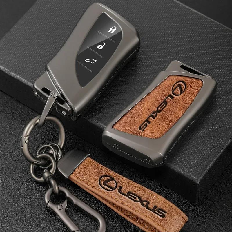 Leather Car Key Case Cover for Lexus UX250 UX260 Es Es350 UX200 UX250h ES200 ES300h ES350 US200 US260h 2018-2020 Car Accessories