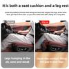 All Season Universal New Car Seat Leg Support Extended Suede Leather Seat Extended Leg Pad for Driver Memory Foam Seat Pad