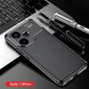 Luxus Business Case für Redmi Note 13 Pro Plus Hülle Redmi Note 13 Pro+ 5G Hülle Karbonfaser Rückseite Funda Redmi Note 13 Pro Plus
