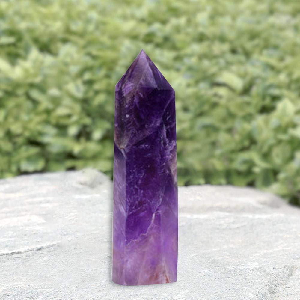 Crystal Natural Stones Single Point Wand Reiki Chakra Healing Spiritual Gemstone Tower Crafts Outdoor Garden Party Decor