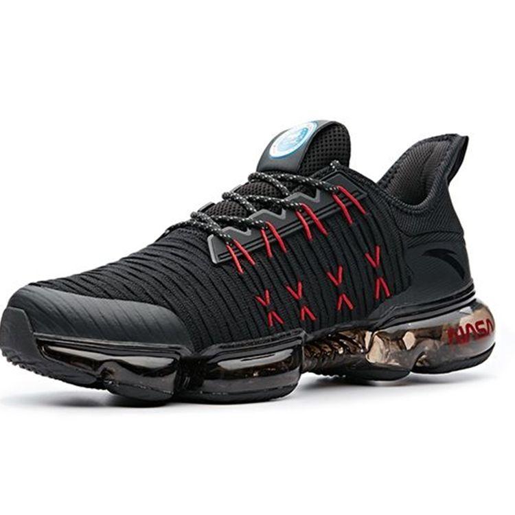 Anta NASA X Seeed Series Zero Boundary Low-Top Laufschuhe Herren Sneaker Schwarz Rot 91835500-5