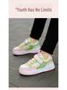 Bobodou Girls' Breathable Leather Canvas Shoes - Versatile Casual Sneakers for Spring and Autumn