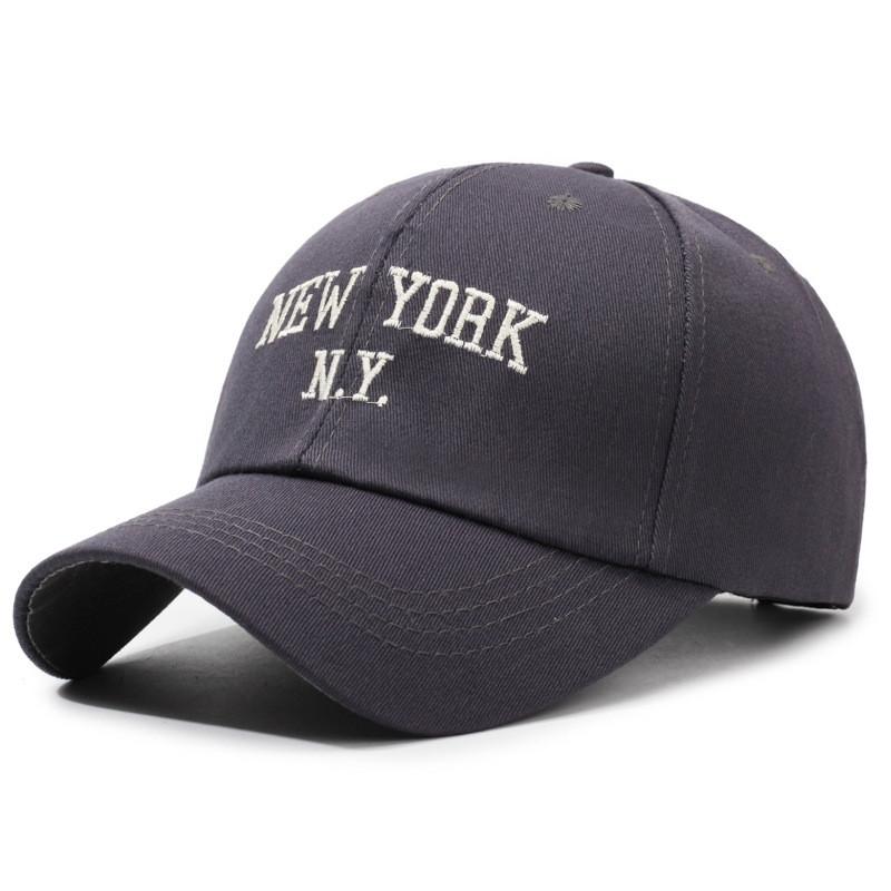 New York Letter Ny Embroidery Baseball Cap Sun Protection Breathable Peaked Hat