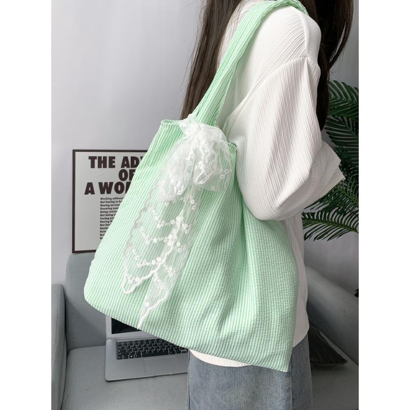 Bolso Tote de Hombro de Gran Capacidad Estilo Escolar para Viajar Debajo del Brazo