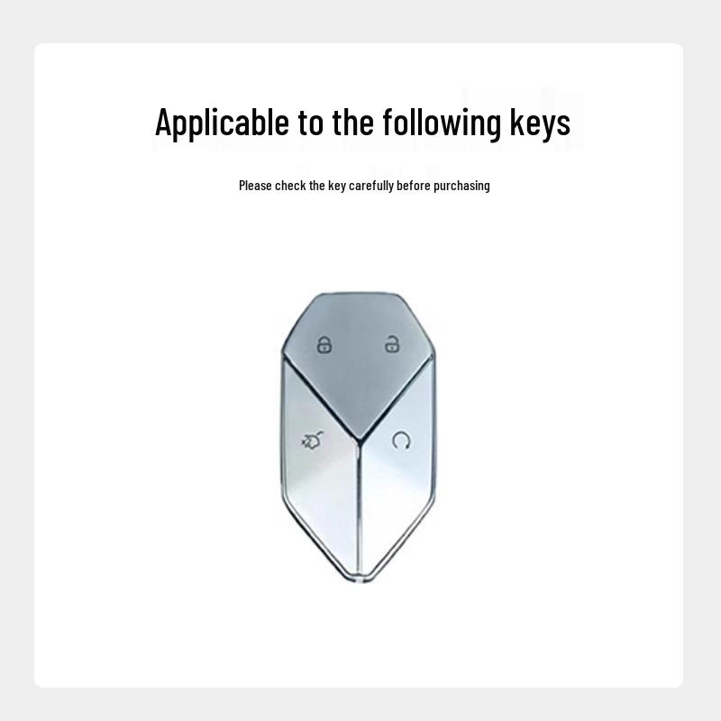 Key Cover & Metal Key Ring for BYD Formula Leopard Models: Leopard 3, 5, 8