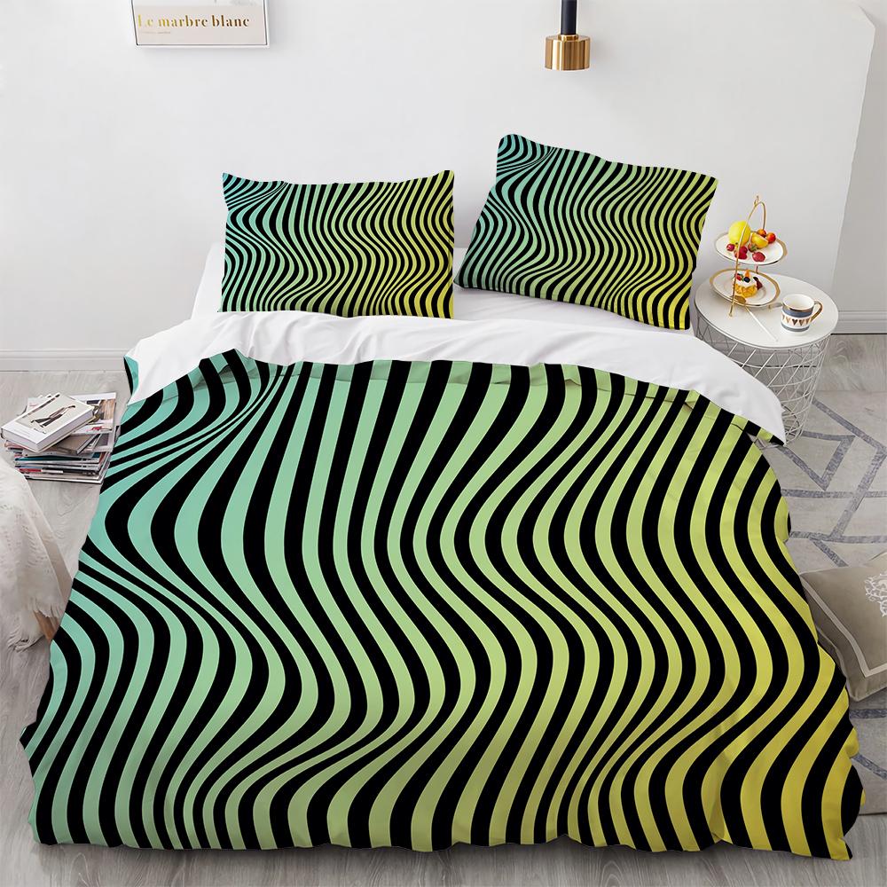 Psychedelic Digital Printing Bedding Set 3D Duvet Cover Set Microfiber Adults Women Single Queen King Twin Full Size Bed Linen
