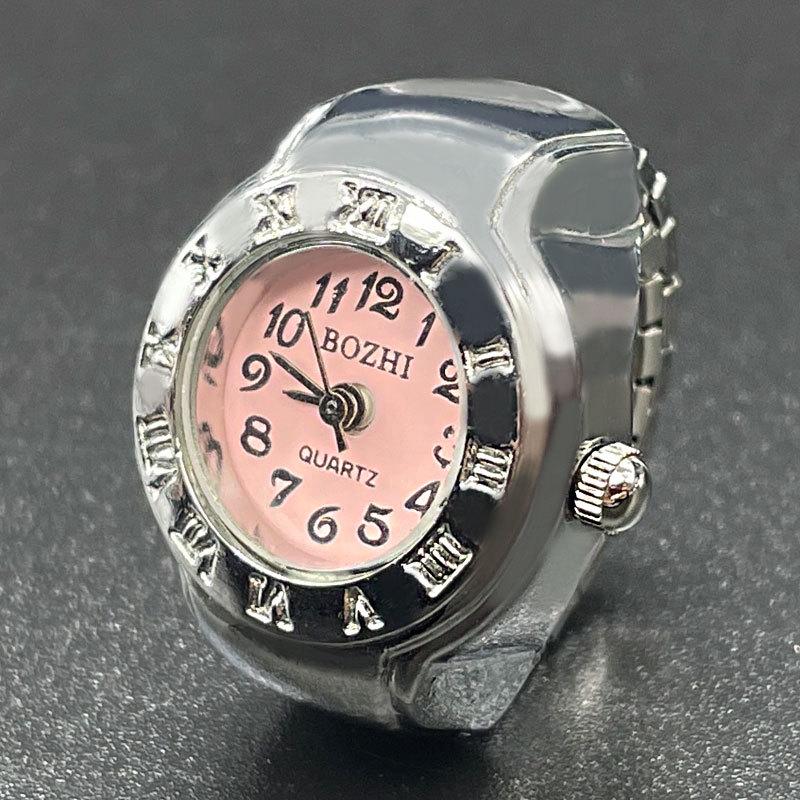 

Кольцо Смотреть: Стильное кольцо-часы из белой стали с римскими цифрами для мужчин и женщин розовый