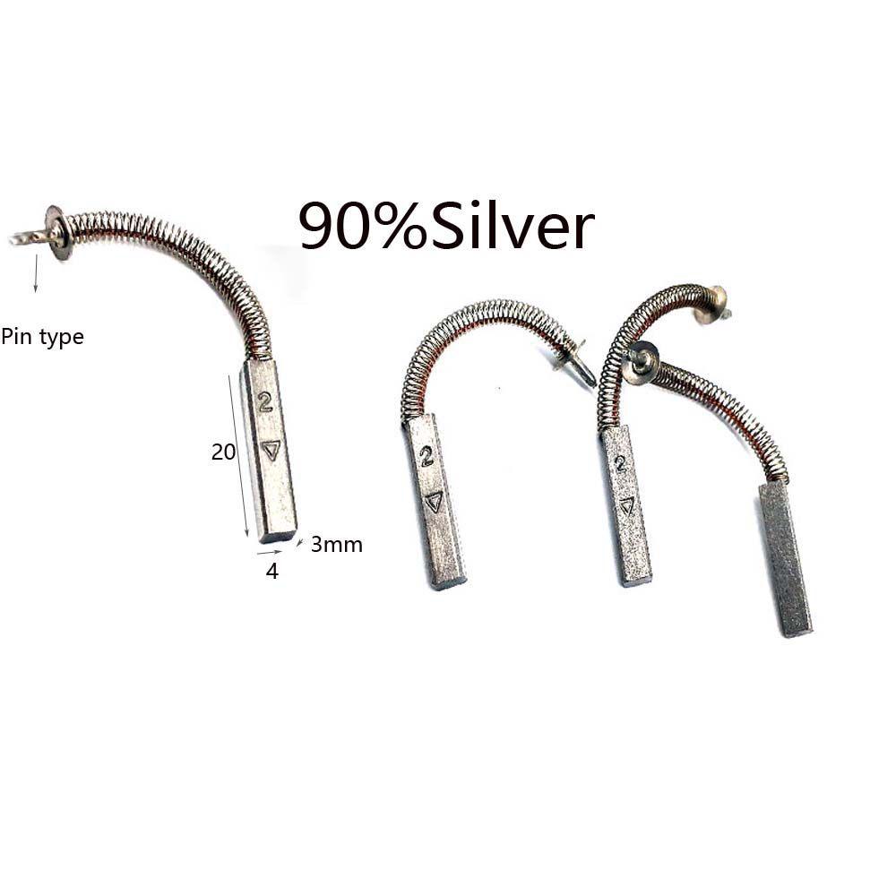 Silver Graphite Carbon Brush for CT Machine (3x4x20, 6x6x20, 8x10x30mm)
