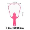 1PC Tooth Shaped Handheld Mirror Cute Makeup Mirror Durable High Definition Dental Mirrors Gifts