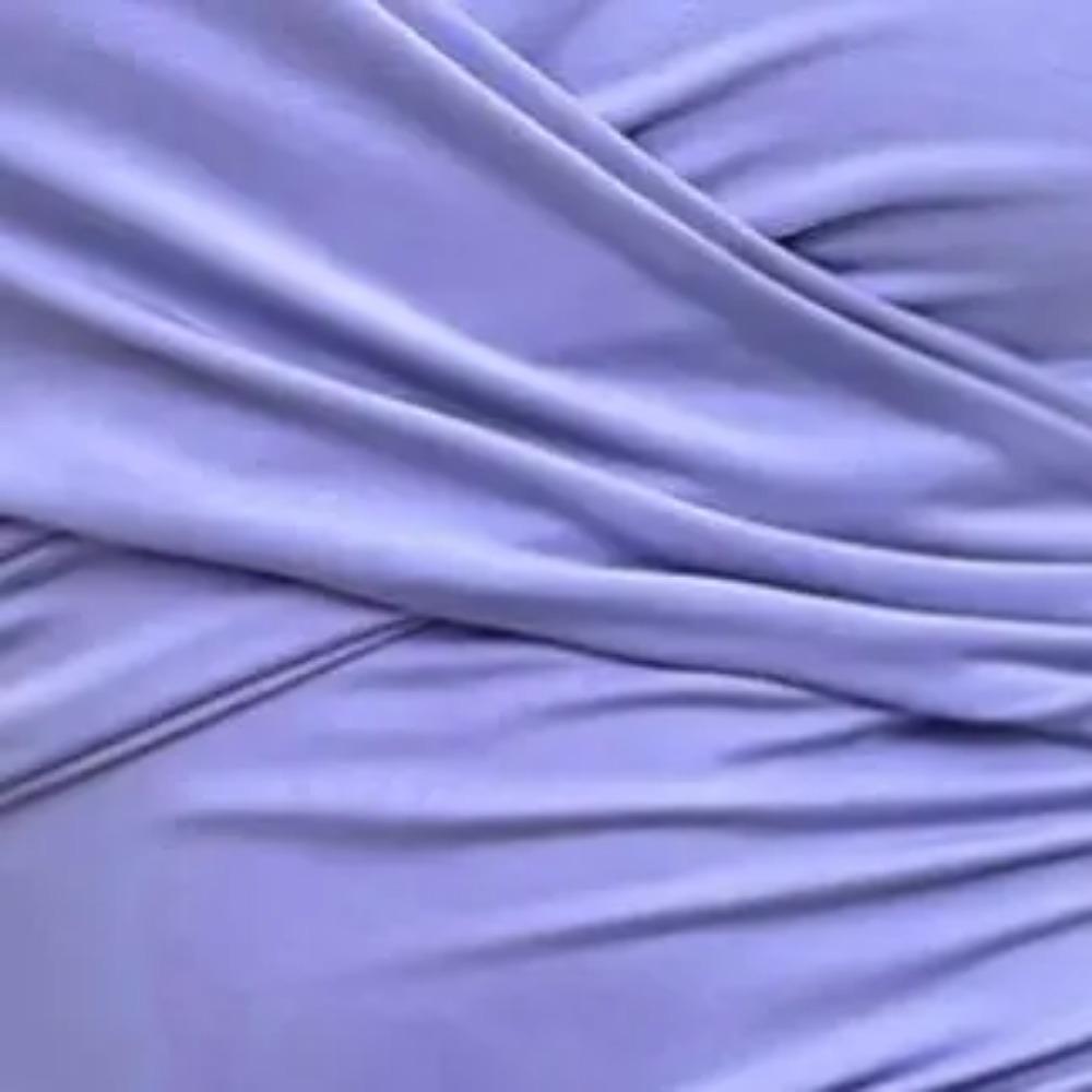 Letní sexy košilková sukně s výstřihem do V a bez zad