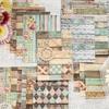 30pcs/lot Memo Pads Material Paper Wood colored paper environment Junk Journal diary Scrapbooking  Background Decoration Paper