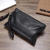 Genuine Leather Men's Business Casual Men's Cowhide Clutch Envelope Stylish Large Capacity Clutch Bag for Men
