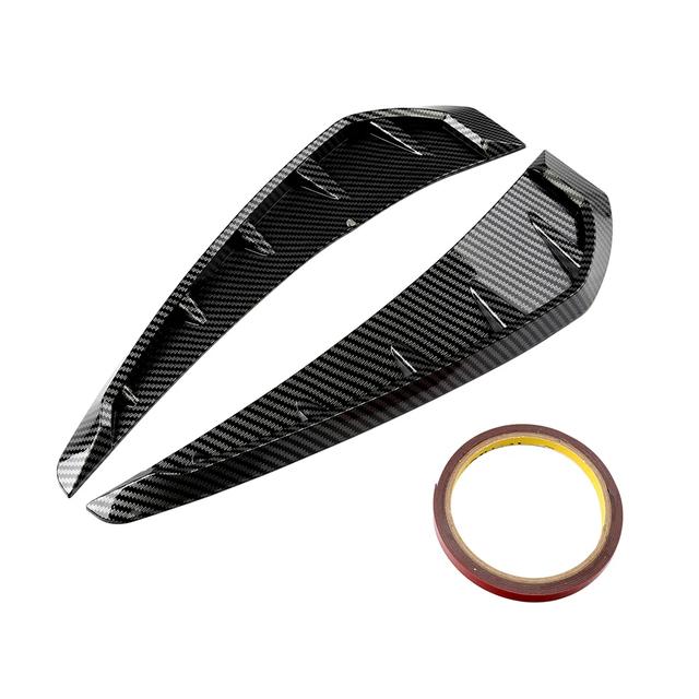 1 Paar Auto Kotflügel Seitenlüfter Kotflügel Luftstrom Formteil Kit Aufkleber für Honda Civic Zubehör 2016 2017 2018