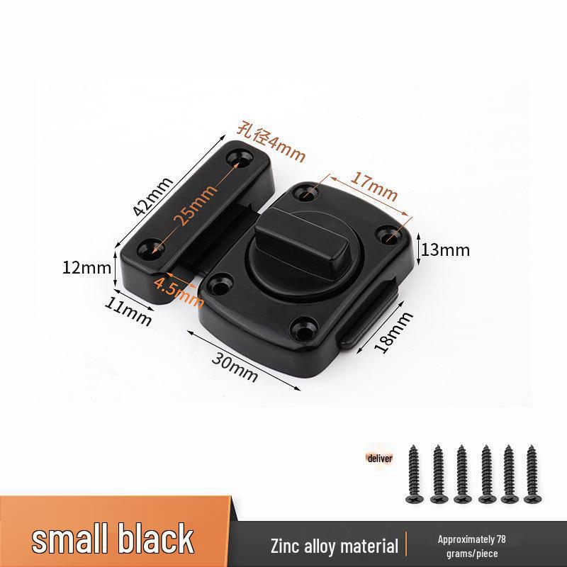 Zinc Alloy Anti-theft Sliding Door Lock with Rotating Bolt